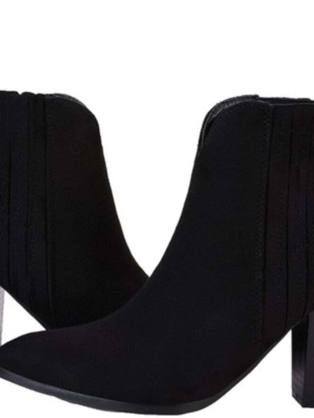 Seven Dials Women's Fabric Bootie "Teatime" Ankle Boots - Black 8 M